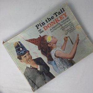 Pin the Tail on the Donkey Game Vintage